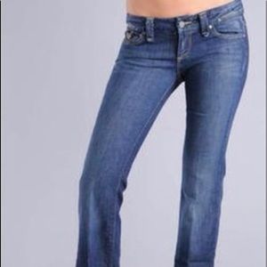 Paige Laurel canyon Low rise boot cut Jeans Sz 27